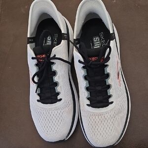 Skechers Men's White and Black Athletic Shoes